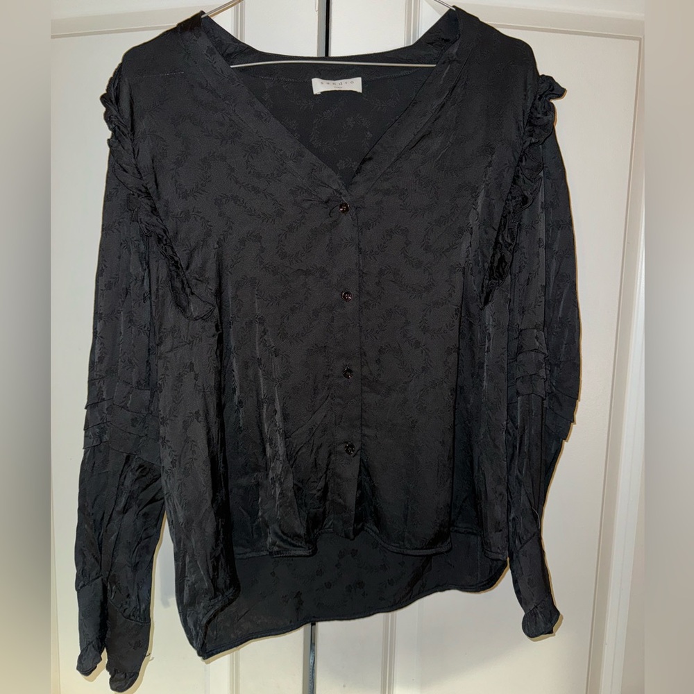 Sandro silk shirt -  brand new - size US S / Eur 1
